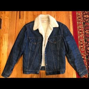 Vintage Levi’s Denim Sherpa Jacket